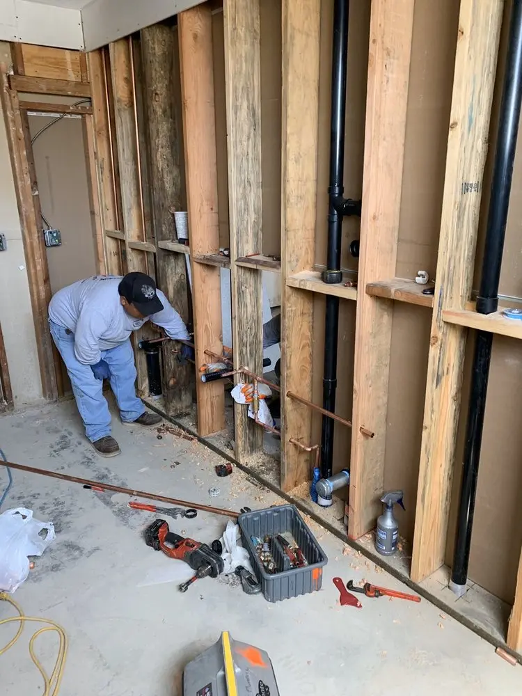 Commercial rough-in plumbing for Gas Line Repair in Yamhill